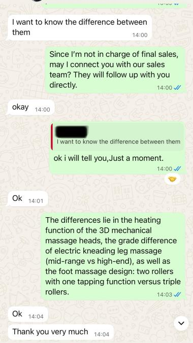 Customer Feedback 3